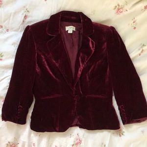 Velvet blazer